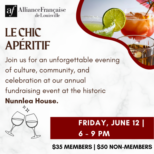 le chic aperitif friday june 12 6-9p m nunnlea house