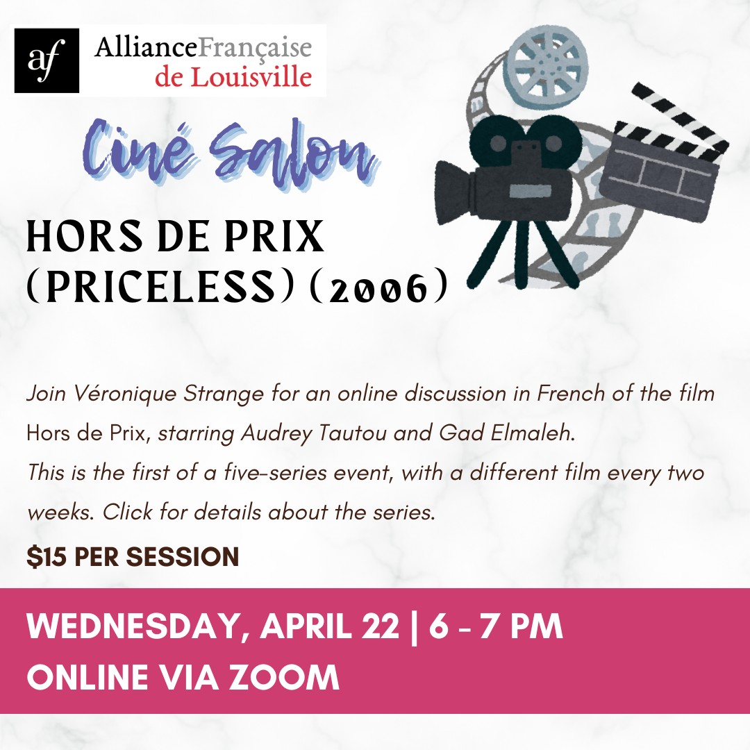 cine salon hors de prix april 22 6-7pm