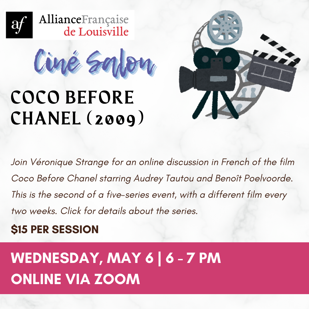 cine salon coco before chanel may 6 6-7 pm