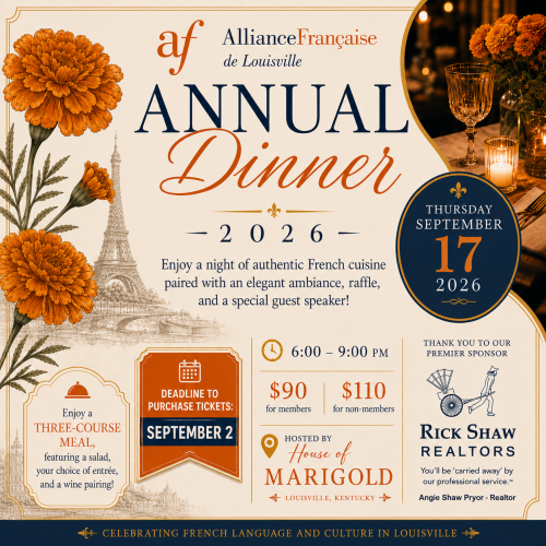 annual dinner thursday september 17 6-9 om
